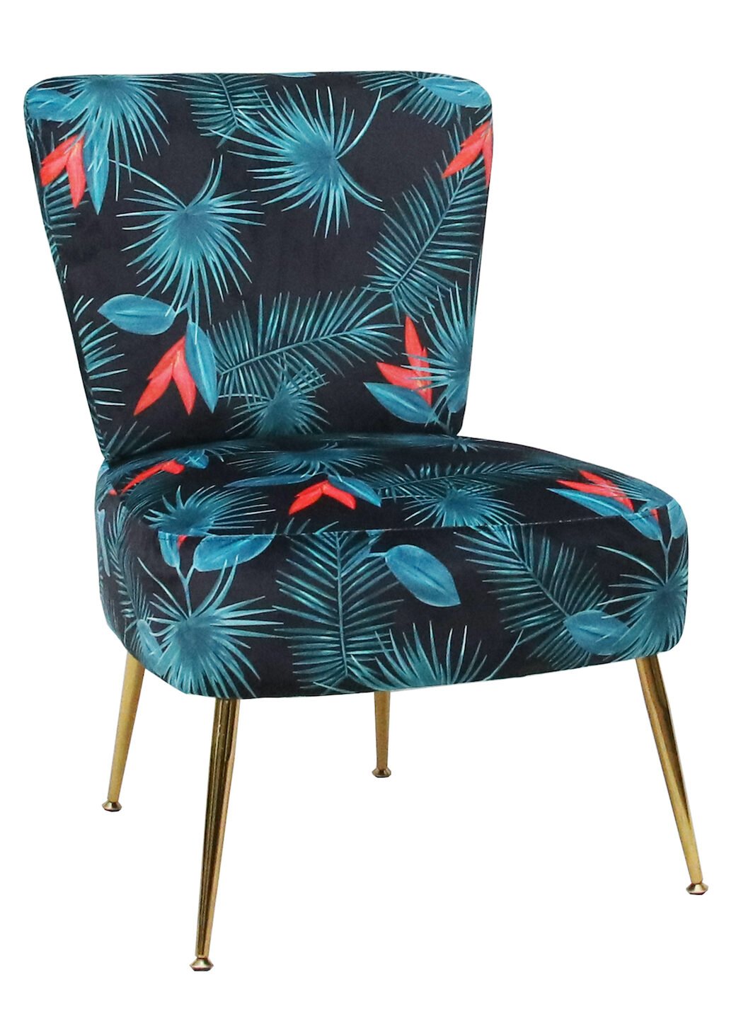 Butaca Dario hojas verdes